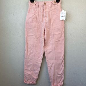 NWT We the Free Pink Corduroy Pants Sizes 25 and 31